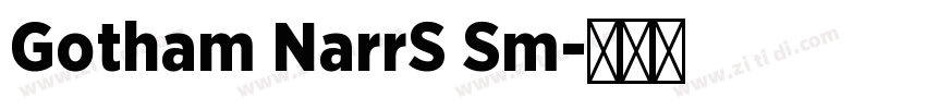 Gotham NarrS Sm字体转换 Gotham NarrS Sm字体转换